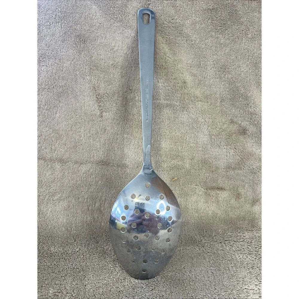 Wolfgang Pucks Cafe Collection Stainless Steel Slotted/Pierced 12
